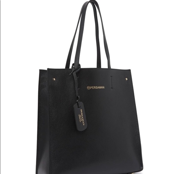 NWT Persaman New York Leather Loree Tote - Picture 1 of 3